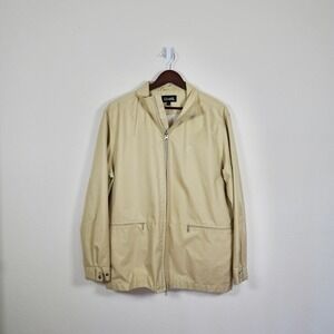 Vintage Ashworth Mens Tan Zip Up Golf Jacket - Size M